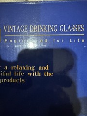Drinking Glasses Set Of Six Barware Party Country Club Men
