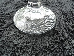 Libbey Chivalry Clear Heavy Textured Design Brandy Snifter Stemmed Glass