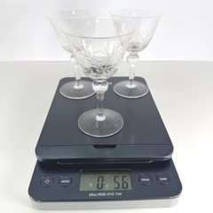 Crystal Cordial Liquor Cocktail Glasses Danube By Colony floral and wheat motif