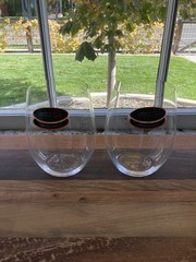 Reidel Set Of 2 «O» Stemless Wine/Tumbler Cabernet Glasses