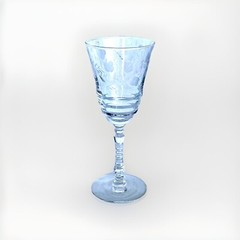 Set 4 Halifax Rock Sharpe Stemmed Etched Clear Crystal/Glass Water Goblets