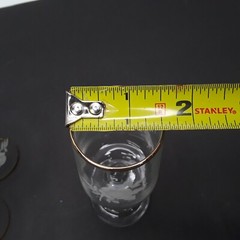 Vintage Gold Rim Stemmed Cordial Glasses Applied Roses EUC