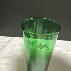 Vintage Anchor Hocking Gay Nineties Straight Shell Open Sleigh Tumbler 6.5”