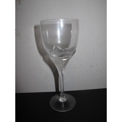 Set (6) Rosenthal Studio Linie Iris Frosted Stem Crystal White Wine Glasses