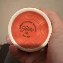 Fiestaware Tumbler Lot Of 2 (TTA) Orange – See Description