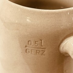 Vintage Maryland Is For Crabs Beer Stein Mug 0.5L GERZ W. Germany Stoneware