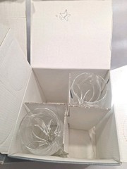 6 Crystal D’Arques Durand Agena Iced Beverage Glasses 7 7/8” In Box