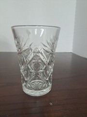 Vintage Anchor Hocking Early American Prescut Flared Tumbler