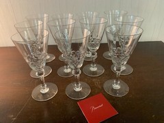 11 Water Glasses Model Scale Spike In Baccarat Crystal (Price Per Unit)