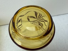 3 Vintage Libbey Juice Glasses Wheat & Ribbon Design Tumblers 3.75″ Tall 6 oz
