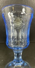 Indiana Glass RECOLLECTION Blue Set Of 4 Goblets Multiple Sets Available