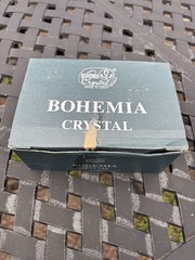 Beautiful Bohemia Czech Republic Lead Crystal Vodka Shot Glasses Set Of 6