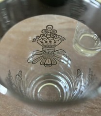 Vtg 4 Royal Queen’s Silver Lusterware Dorothy Thorpe MCM Cocktail HiBall Glasses