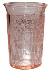 MacBeth Evans American Sweetheart Pink 3 1/2″ Juice Tumbler