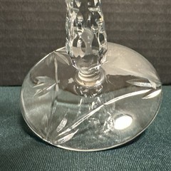 4 Vintage Rock Sharpe MARINA Crystal Tall Champagne Sherbet Glasses Coupes EUC