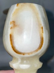 Onyx Alabaster Unique Set Of 5 Small Goblets 3.75″ Multi-Color