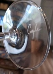 Set 3 Lorraine Coyoe Signed Wine Glasses Wild Horses Etched Retired