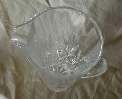 Cristal D’Arques Chantilly Taile Beaugency Pint Pitcher Lead Crystal France