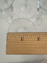 Vtg 3.75” Cristal D’Arques Stemed Cordial Glasses Set Of 8 Marked France