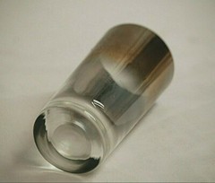 Vitreon Queens Lusterware Silver Ombre Fade High Ball Glass Tumbler