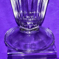 3 VTG JEANETTE Soda Fountain Ice Cream Sundae Parfait Milk Shake Glasses RIBBED
