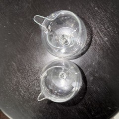 Vintage Glass Company Clear brandy/scotch snifter~ 8 To 10 Ounces ~ SET OF TWO
