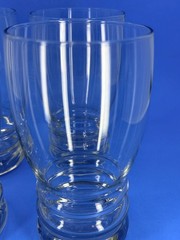 Vintage Set of 4 Libbey Bangles Misty 16 oz Cooler / Tumblers Glasses Vintage