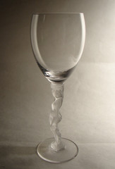 3 Bayel Bacchus France Crystal Figural Male Nude Stem Wine Glasses orig label
