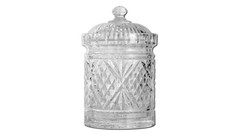 Godinger Shannon Dublin Crystal Biscuit Box Storage Jar Canister With Lid New