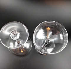 (2) BACCARAT CRYSTAL~MONTAIGNE~Coupe/Saucer Champagne Dessert glass~5.25″~XLNT