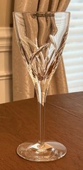 Waterford Crystal Merrill pattern, 8 3/4” Water Wine Goblet 8 ozs. Mint