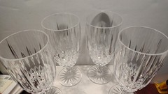 Set of 4 Mikasa Crystal Old Dublin 7 3/8″ Iced Tea Glasses