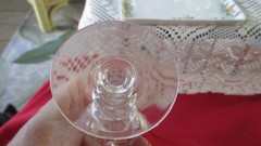 ANTIQUE T.G. HAWKES AMERICAN BRILLIANT CUT GLASS SINGLE CORDIAL GLASS