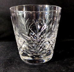 STUART 1-3 OLD FASHIONED GLASS, Cut Lead Crystal, 3 3/4 «, 8 OZ, Made in ENGLAND