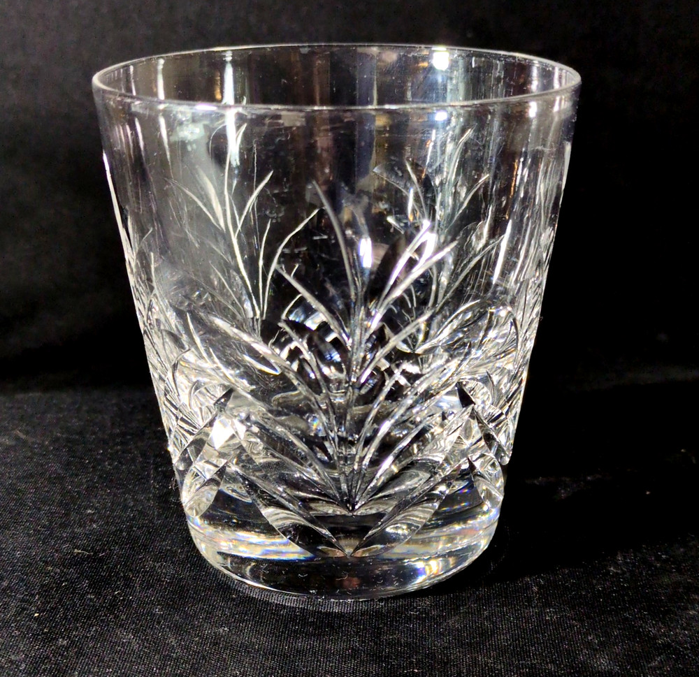 STUART 1-3 OLD FASHIONED GLASS, Cut Lead Crystal, 3 1/3 «, 8 OZ, Made in ENGLAND