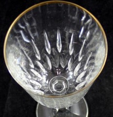 Schott Zwiesel Carlton Gold Lot of 3 Water Goblets