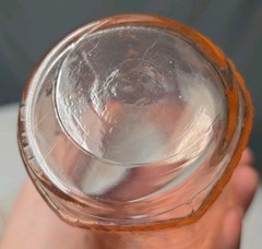 HTF 1933-37 Patrician Spoke Pink Depression Glass, 8oz Flat Tumblers Glasses