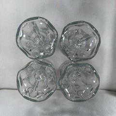Anchor Hocking Tulip Shaped Ice Cream Sundae Dessert Parfait Glass. Set of 4.