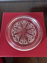 Baccarat Rosas Crystal Wine Bottle Coaster With Box