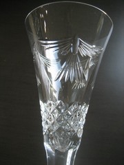 2 Waterford Millennium Series «5 Toasts» Continental 9.25″ Fluted Champagne Stem