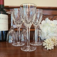 Crystal Wine Glasses Mikasa «Apollo» Hand Blown Sold in Pairs, 3 Pairs for sale.