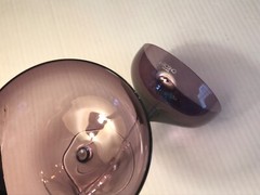 Krosno Martini Glasses Deep purple orig tags big 12 oz bowls FREE SHIP
