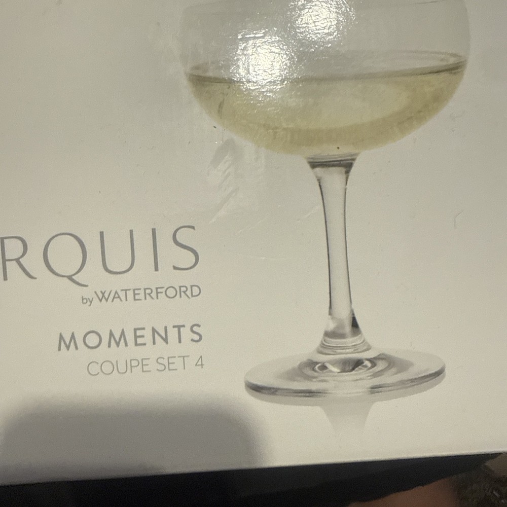 MARQUIS WATERFORD MOMENTS COUPE SET OF 4 – RRP: AUD$139.00