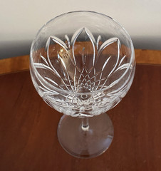 Vtg Set 8 ATLANTIS CRYSTAL Chartres Grand Goblets Large Tall 16 oz Wine Glasses