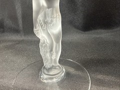 Bacchante Frosted Nude Stem Champagne Tall Sherbet Glass 5 3/4″ Mid Century VTG