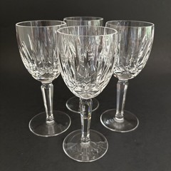Waterford Crystal Kildare Claret Wine Glass 6 1/2” Plain Base – Set of 4
