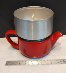 Vintage TRICOLATOR Coffee Pot Red by HALL China Co. NO LID For Parts Only USA
