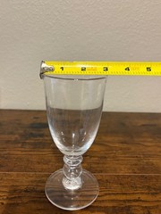 SET(11) Simon Pearce Clear 6.75″H Hartland Wine Glasses SIGNED