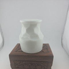 Vintage Viking Georgian Milk Glass White Tumbler Glasses. 1 Pc Only