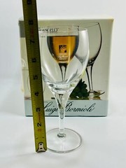 Luigi Bormioli Michelangelo Italy Crystal All-Purpose Goblets Glasses Set of 4